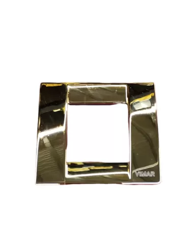 Vimar 17092.32 Idea Placa Clásica 1/2 Módulos Oro Pulido